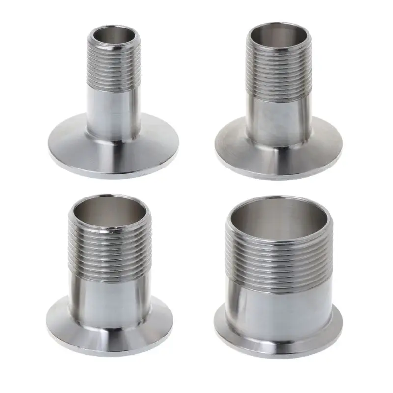 

2021 New Stainless Steel Sanitary Male Threaded Ferrule Pipe Fitting Tri clamp Adapter