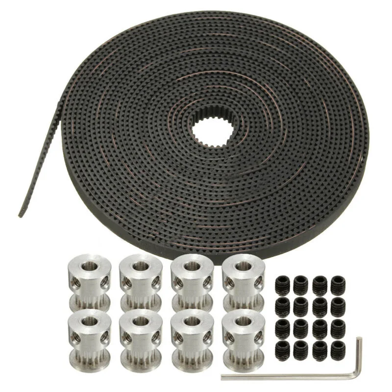 

Timing Belt Belt Pulley GT2 16T Bore For 3D Printer Aluminum Equipment