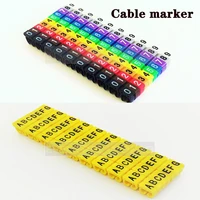 plastic cable marker label ec 0 wire marker number 0 to 9 cable size1 5 sqmm colored pvc cable markers insulation marker