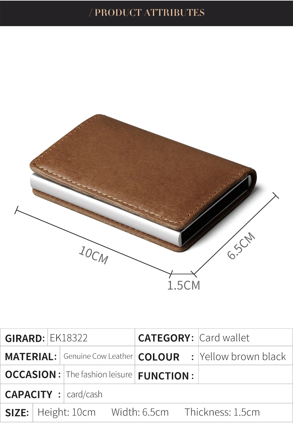 

PRAETOR Men And Women Bank Card ID Card Credit Card Package Travel Wallet Passport set Card Holder Package Business Card Package