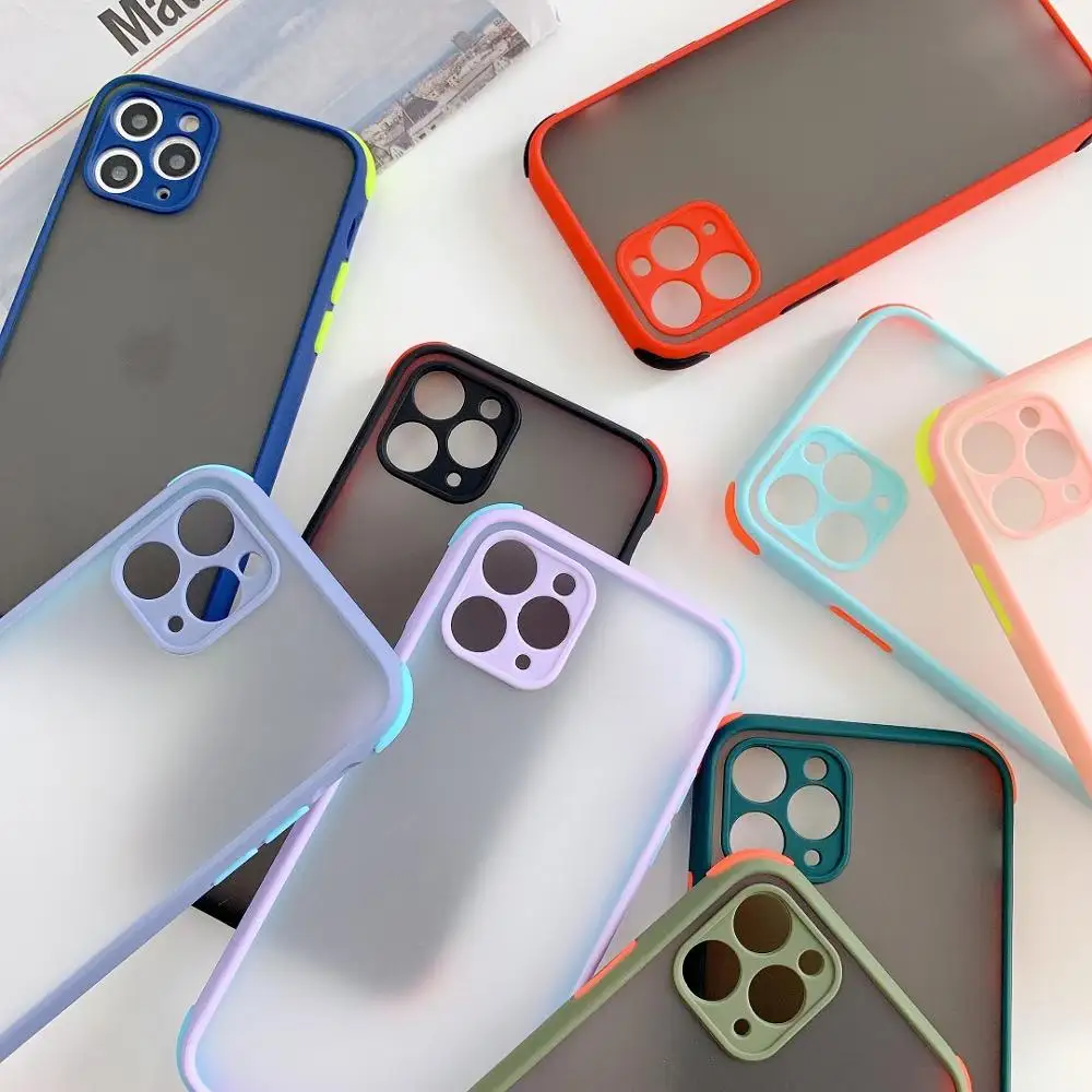 

Luxury Fashion Candy Color Shockproof Phone Case For IPhone 12 11 Pro Max X XS XR XSMAX MINI 6 7 8Plus