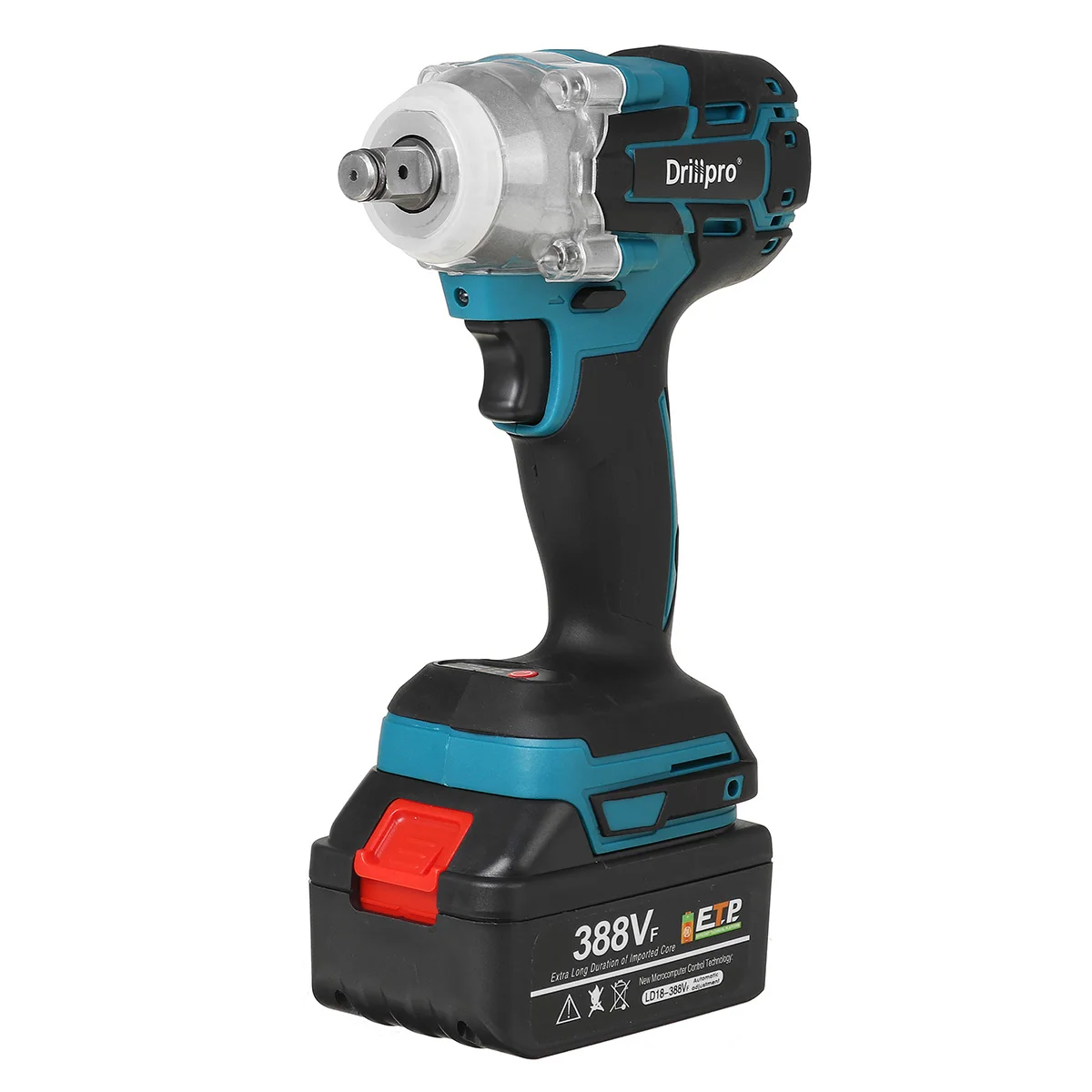 

320N.M Brushless Cordless Electric Impact Wrench 1/2 inch Power Tools With Li Battery +LED light Adapt For Makita 18V Battery