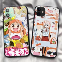 anime doma umaru phone case tempered glass for iphone 11 pro xr xs max 8 x 7 6s 6 plus se 2020 12 pro max mini case