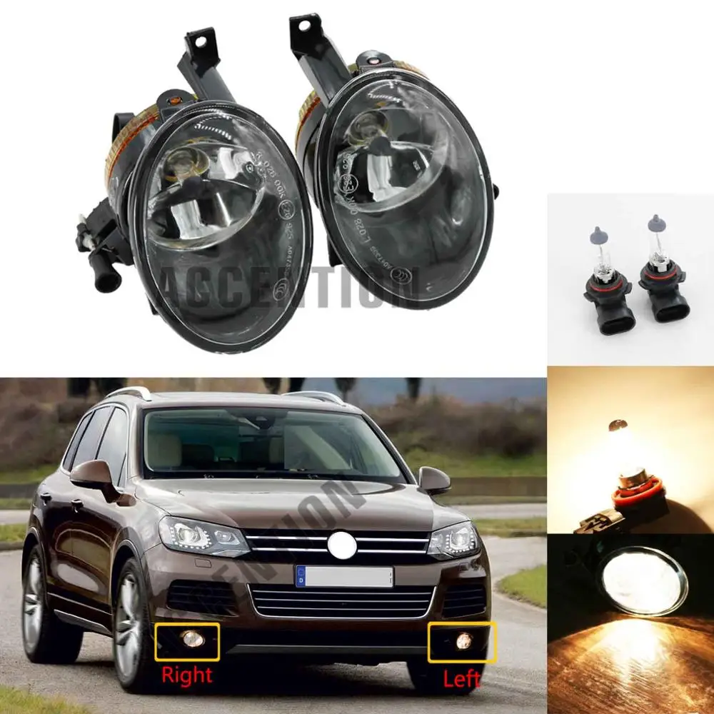 Для VW Touareg 2011 2012 2013 2014 2015 автомобильный Стайлинг передний бампер галогенный