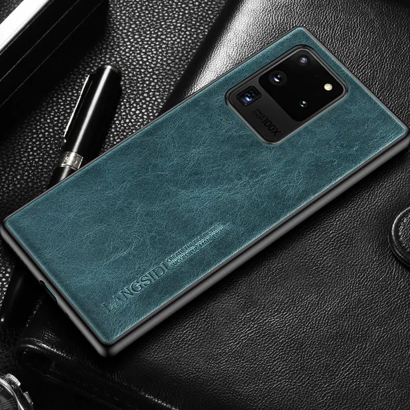 Esufeir брендовая натуральная кожа чехол для Samsung Galaxy S20 ультра FE S8 S10 Plus Note 20 10 8 9 A10 A30