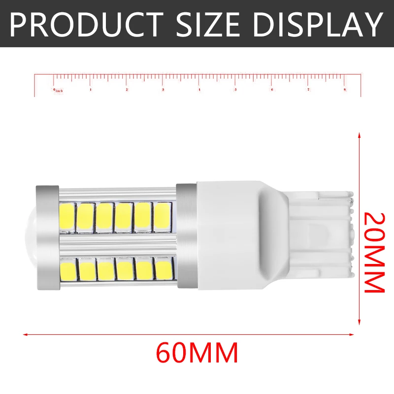 1 шт. T20 7440 W21W WY21W 33 smd 5730 5630 светодиодный автомобильный Желтый Янтарный указатель