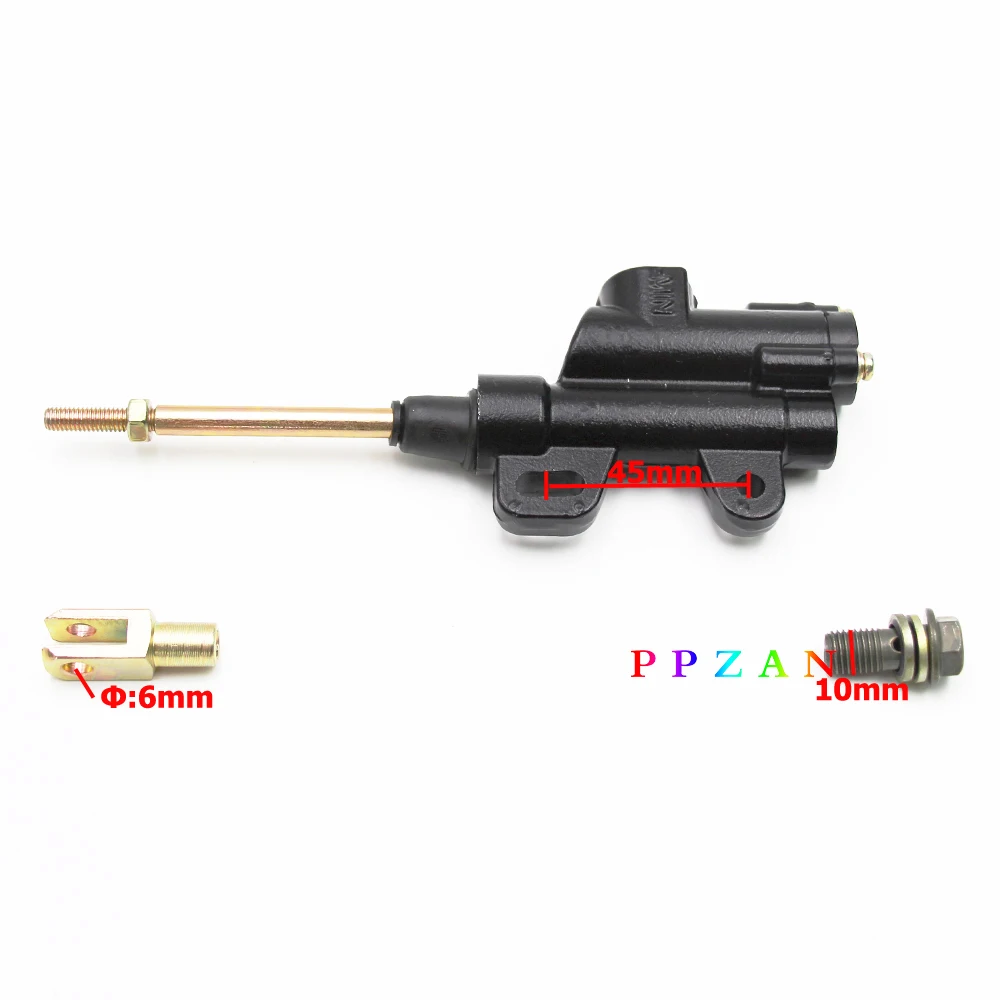 Главный тормозной цилиндр 10 мм для грязи мотовездехода багги 50cc 70cc 90cc 110cc 125cc 150cc