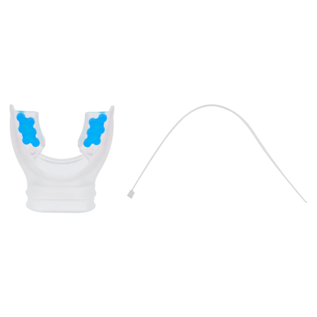 Замена Дайвинг светильник комфорт силиконовый мундштук с цветной вкладкой и