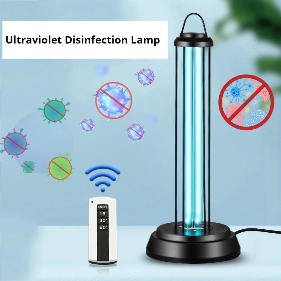 ALIEN UVC Ozone Germicidal Ultraviolet Disinfection Lamp 38W 60W UV Light Timer for Disinfect Bacterial Kill Mites Deodorizer | Лампы и