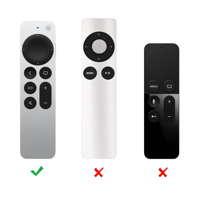 Remote Silicone Case for Apple-TV 4K Apple-TV 2021 Siri Remote 2nd Gen Non-Slip Durable Controller Protective Cover