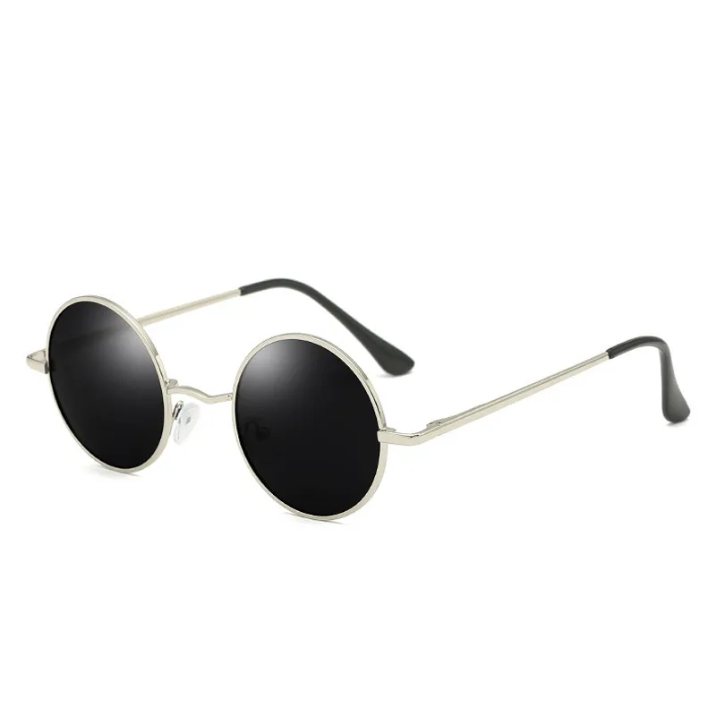 IBOODE винтажные Круглые поляризационные солнцезащитные очки для женщин и мужчин