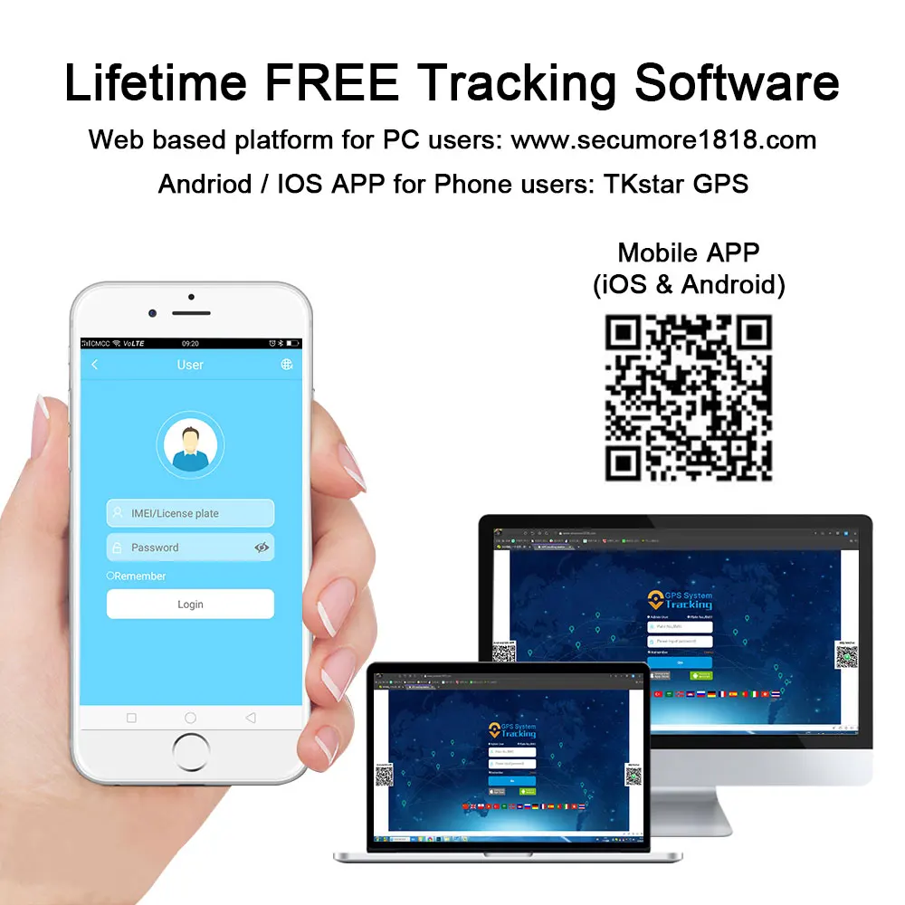 GT06 GPS трекер для автомобилей SMS GSM GPRS|GPS-трекеры| |