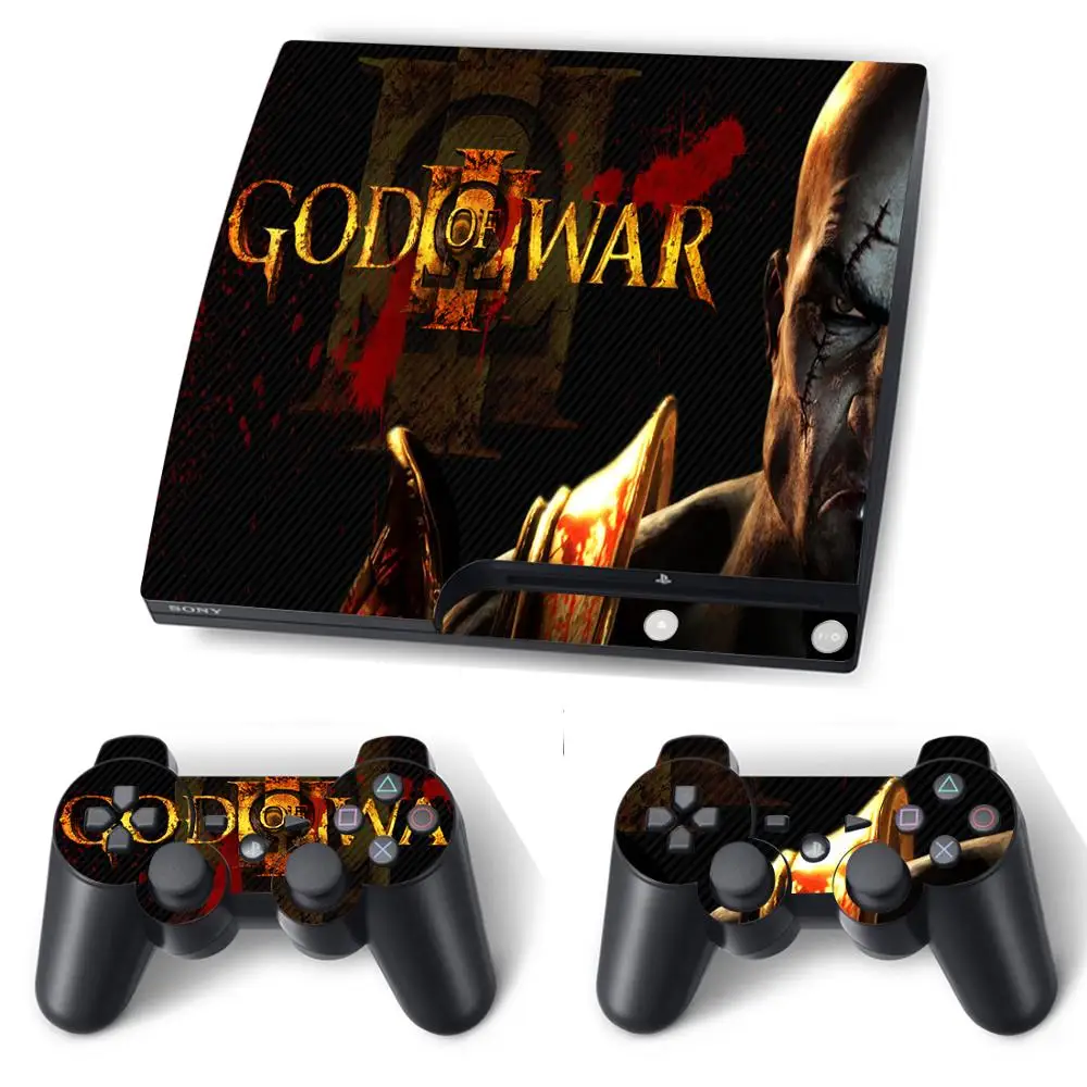 Наклейка God of War Skin наклейка для PS3 Slim PlayStation 3 консоль и контроллеры из