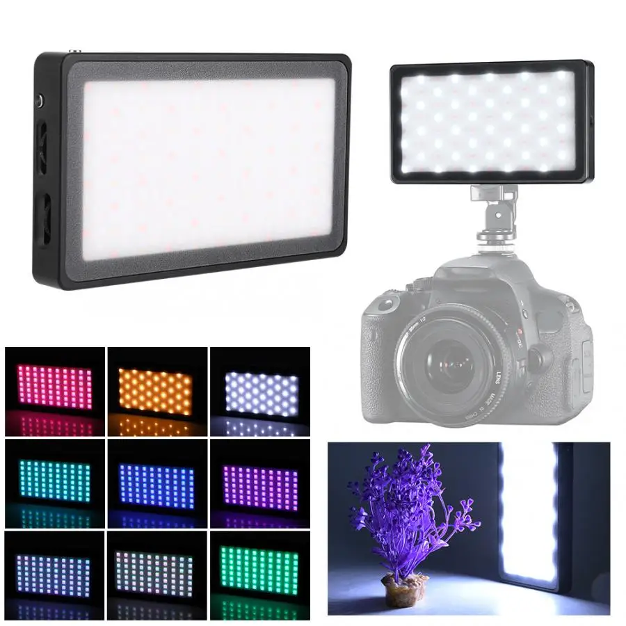 Светильник для селфи VBESTLIFE RGB светодиодный светильник фотосъемки 2500 8500k 9 световых