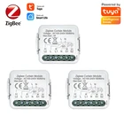 Модуль переключения занавесок Tuya Smart Zigbee 3,0 для роллевого затвора, двигатель для штор сделай сам для умного дома от Google Assistant Alexa Zigbee