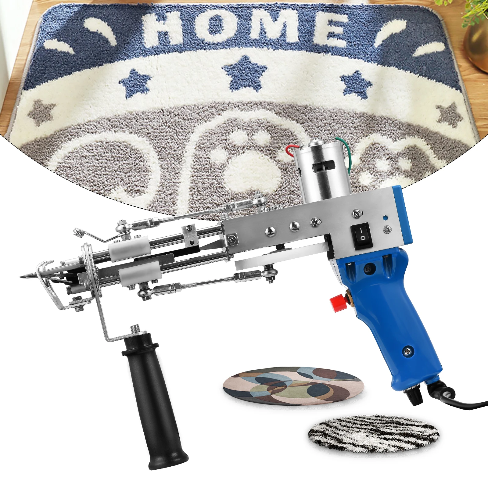 

Electric Carpet Tufting Gun Both Do Cut Pile And Loop Pile Carpet Tufting Machines DIYCarpet Weaving Flocking Knitting Machines