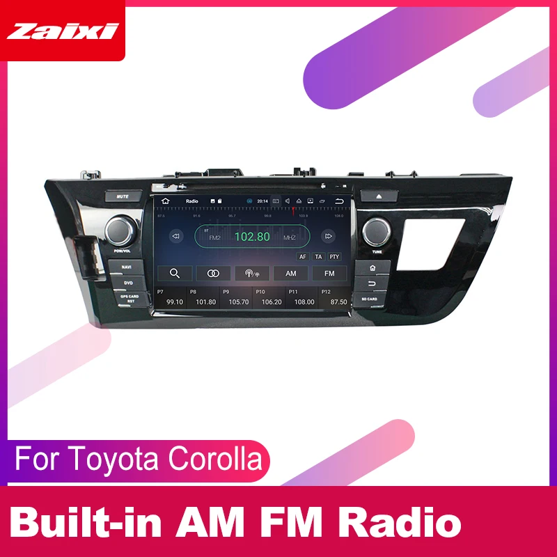 Для Toyota Corolla 2013 ~ 2018 аксессуары для Android автомобильное радио мультимедийный