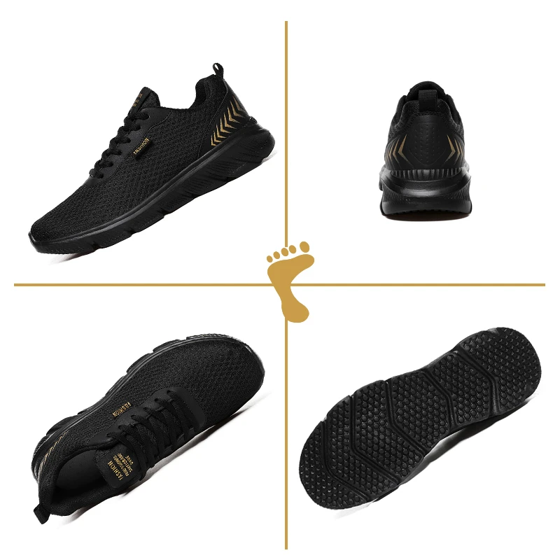 Men Sneakers Light Running Shoes For Breathable Lace Up Casual Comfortable Non-slip Walking Sports | Спорт и развлечения