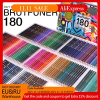 brutfuner 4872120160180 colors professional oil color pencils set for school draw sketch art supplies