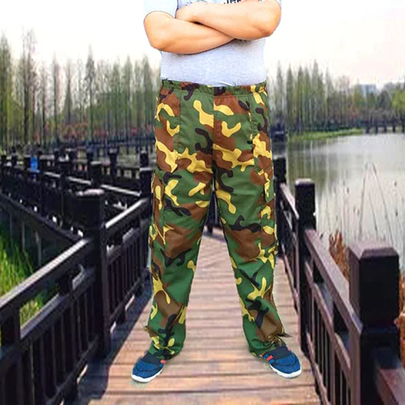 Фото Брюки мужские камуфляжные с эластичной резинкой, размера плюс/10XL/7XL/8XL/9XL/размера плюс/10XL, летние свободные спортивные штаны армейского зелен... №5
