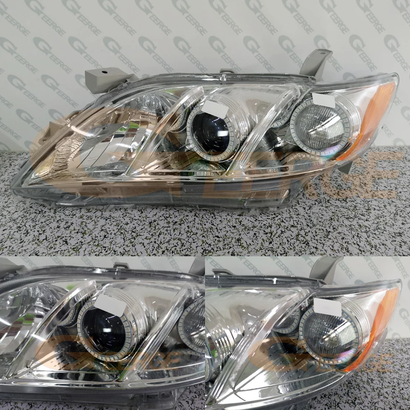 Для Toyota Camry XV40 pre-facelift 2006 2007 2008 2009 RF Bluetooth контроллер многоцветный ультра яркий RGB комплект светодиодов «глаза ангела»