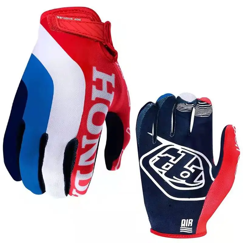 

Air Mesh Gloves For Honda Dirt Bike Riding Motorcycle Motorbike Riding Touring Men's Red White Blue Gloves