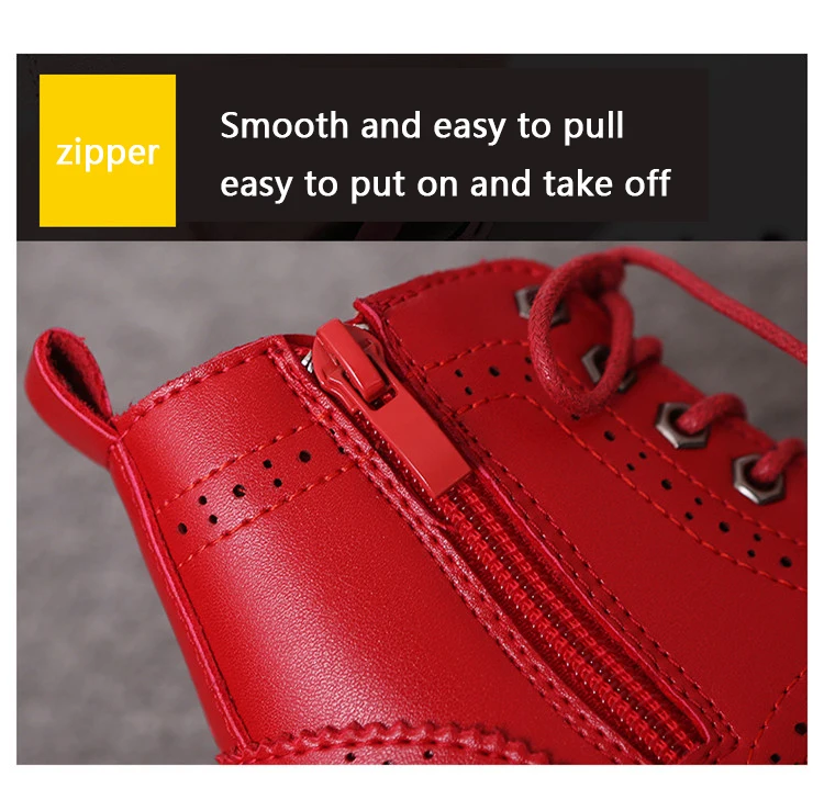 2020 осень/зима плюшевые детские ботинки для мальчиков и девочек Мартин обувь