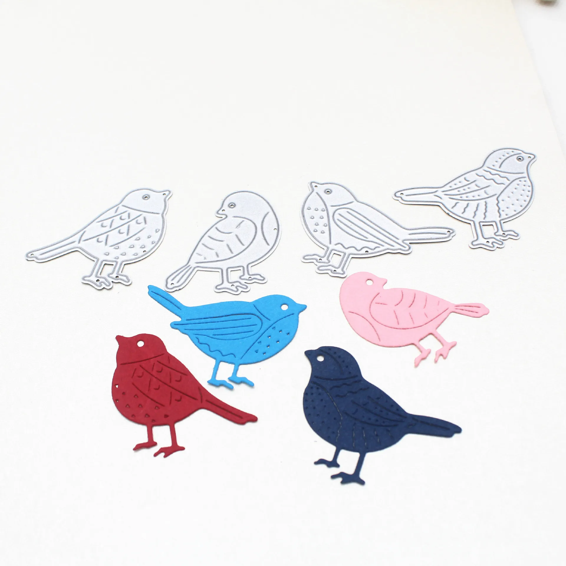 

Reunion Four Beautiful Birds DIY Scrapbooking Photo Album Paper Card Craft Cute Embossing Metal Cutting Dies Stencils Scrapbook