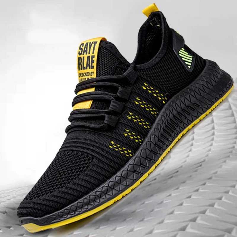 Кроссовки с сетчатой вставкой Модные мужские спортивная обувь для мужчин