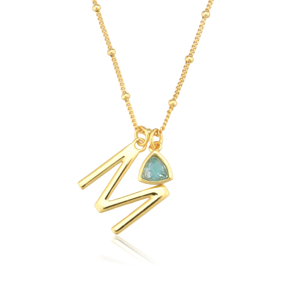 Подвеска ANDYWEN из стерлингового серебра 925 пробы с золотыми буквами