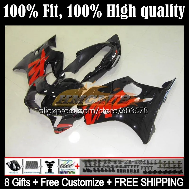 

Корпус инжектора для HONDA CBR600 CBR 600 F4i 04 05 06 07 122CL.19 CBR600F4i 600F4i 600CC 2004 2005 2006 2007 обтекатель с черным пламенем