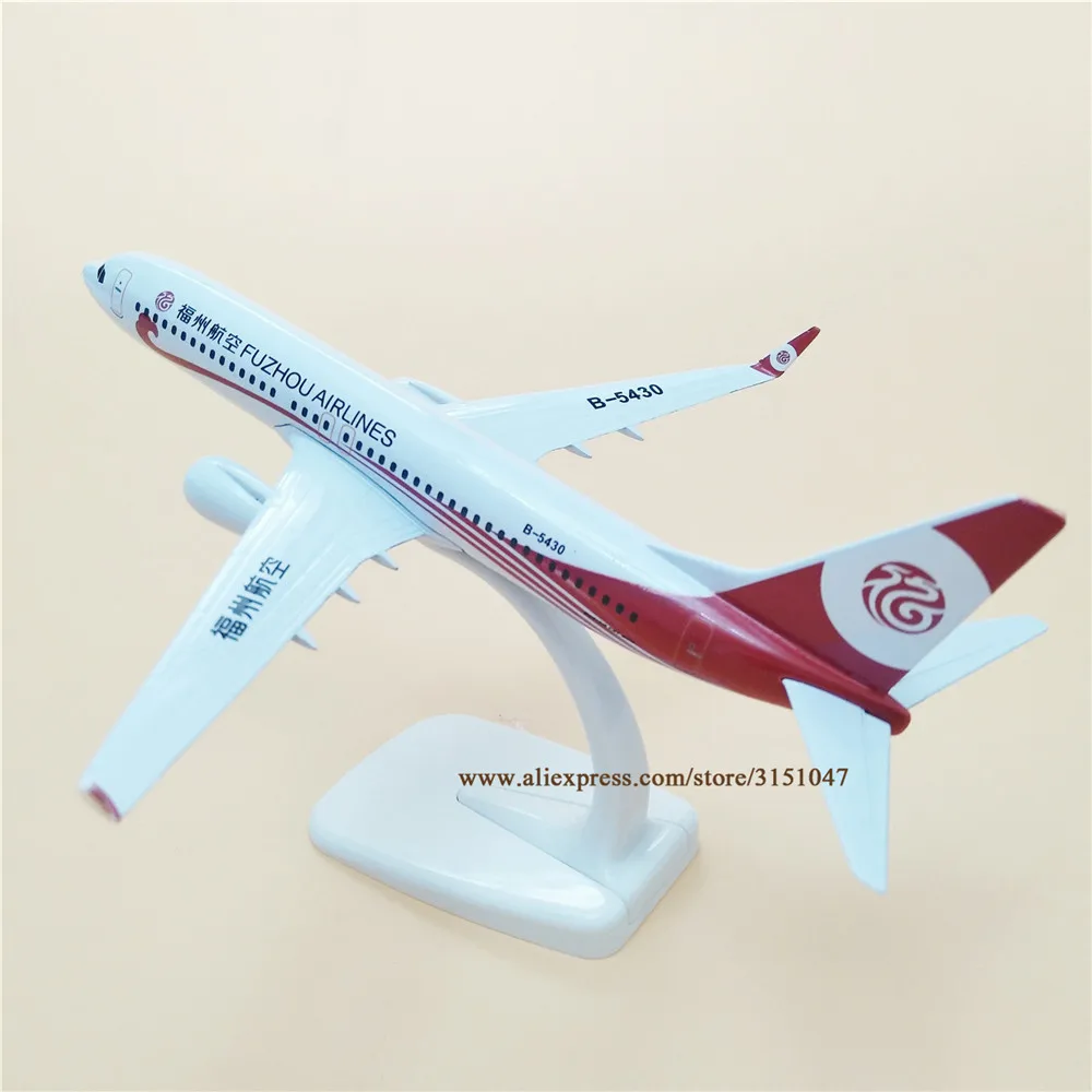 

20cm Alloy Metal Air China FUZHOU Airlines Boeing 737 B737 Airways Airplane Model Plane Model Diecast Aircraft Kids Gifts