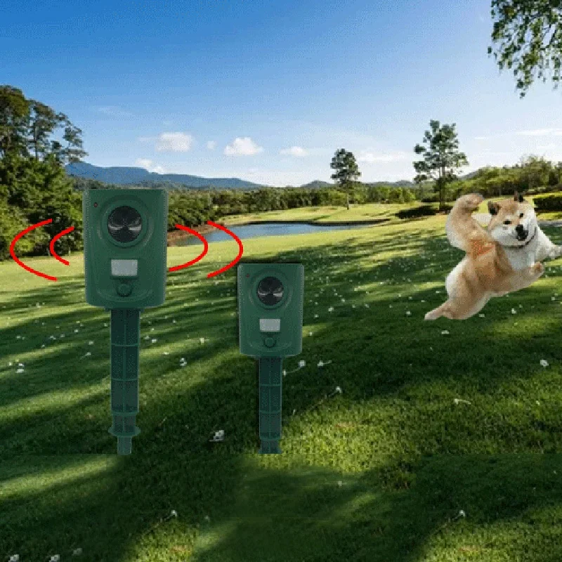 Отпугиватель животных солнечный светильник отпугиватель птиц пугает