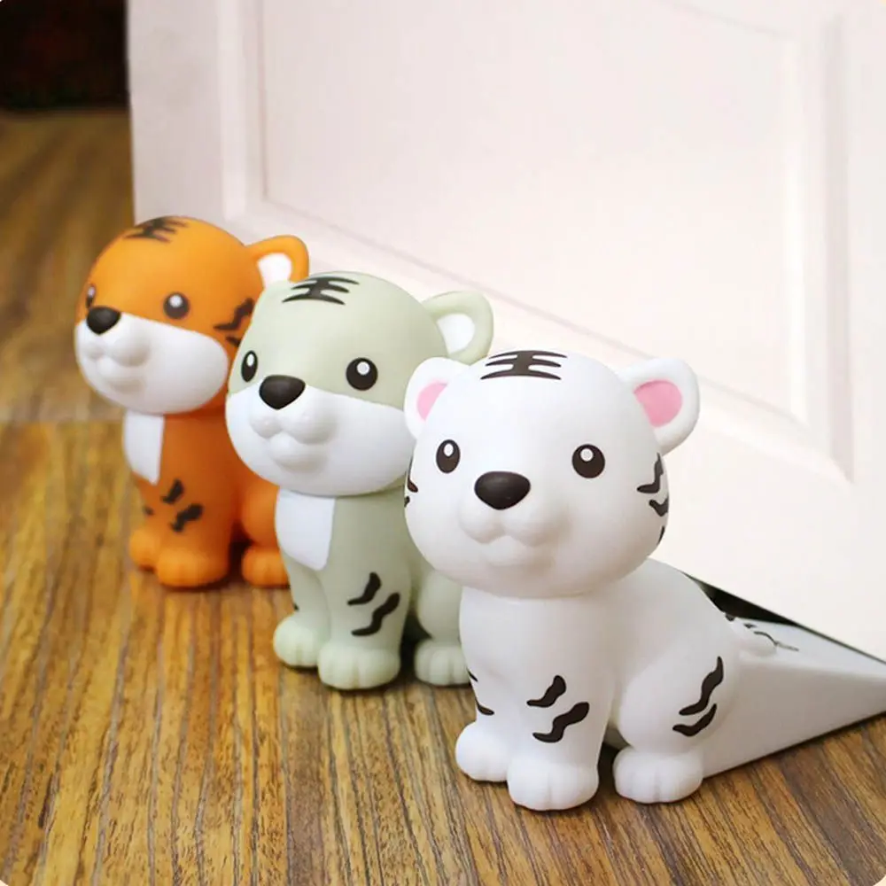 

Противоударные бамперы с симпатичной тигровой ручкой, противоударный блочный защитный Клин для дома и офиса, противоударные ограничители ...