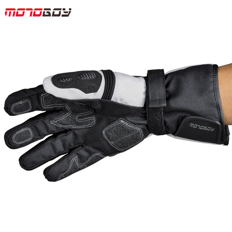 Мотоциклетные Перчатки MOTOBOY 100% водонепроницаемые ветрозащитные зимние теплые