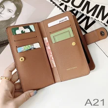 6.7inch Universal Stretch Wallet Multiple Card Slots Cases For Iphone 12 Pro Max Samsung Note 20 Plus Phone Case Accessories Bag