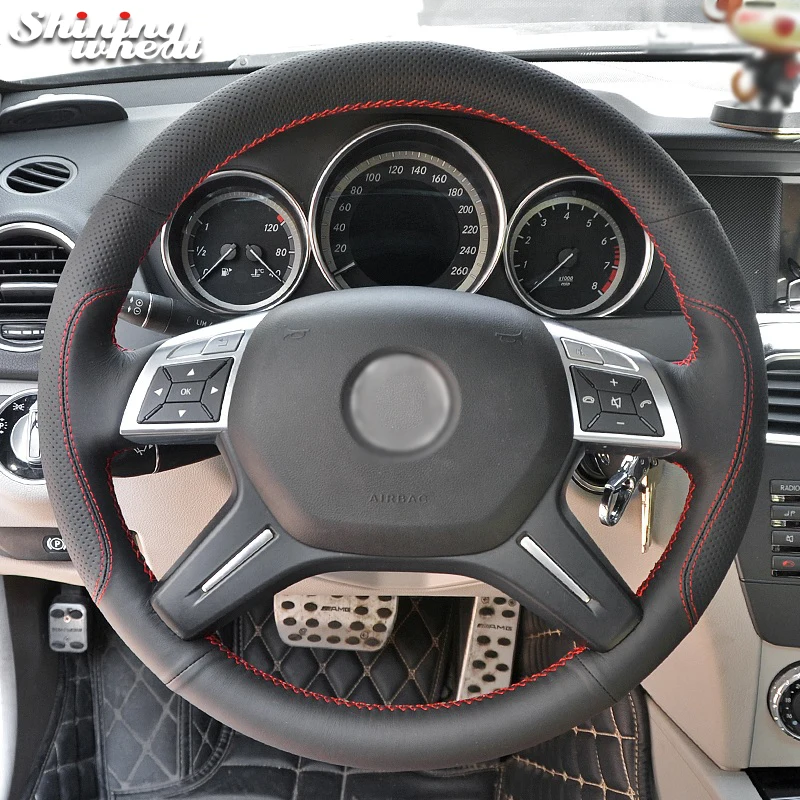 

Черный чехол из натуральной кожи для Mercedes-Benz ML350 GL350