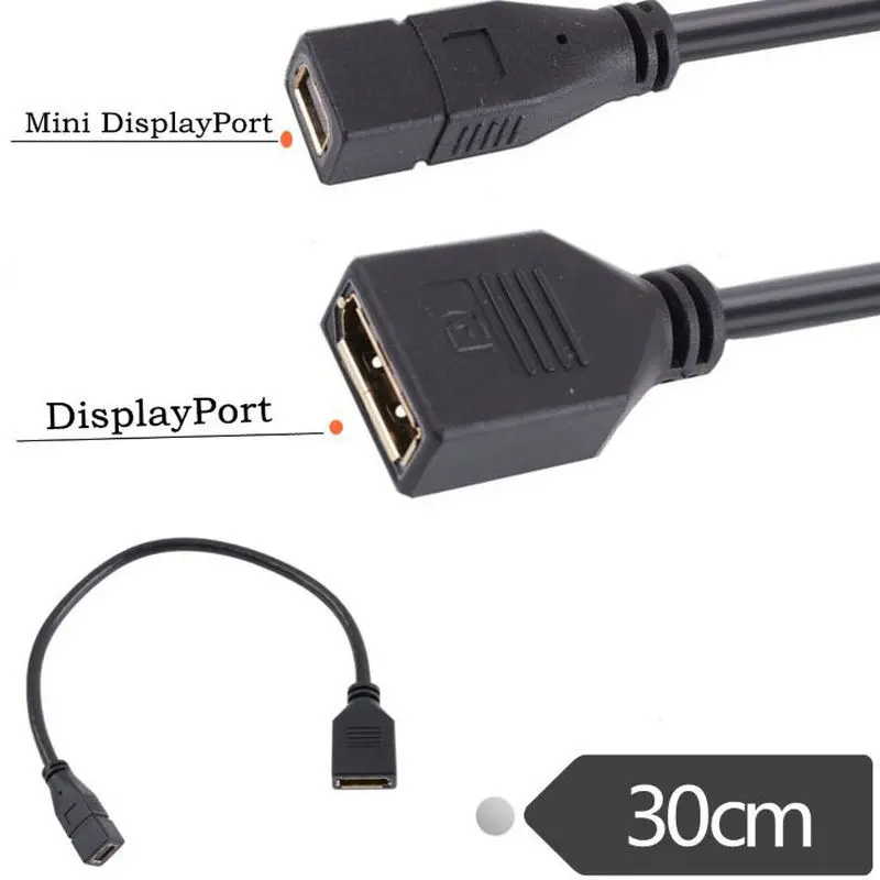 

Удлинительный кабель Thunderbolt Mini DisplayPort для порта дисплея, 30 см