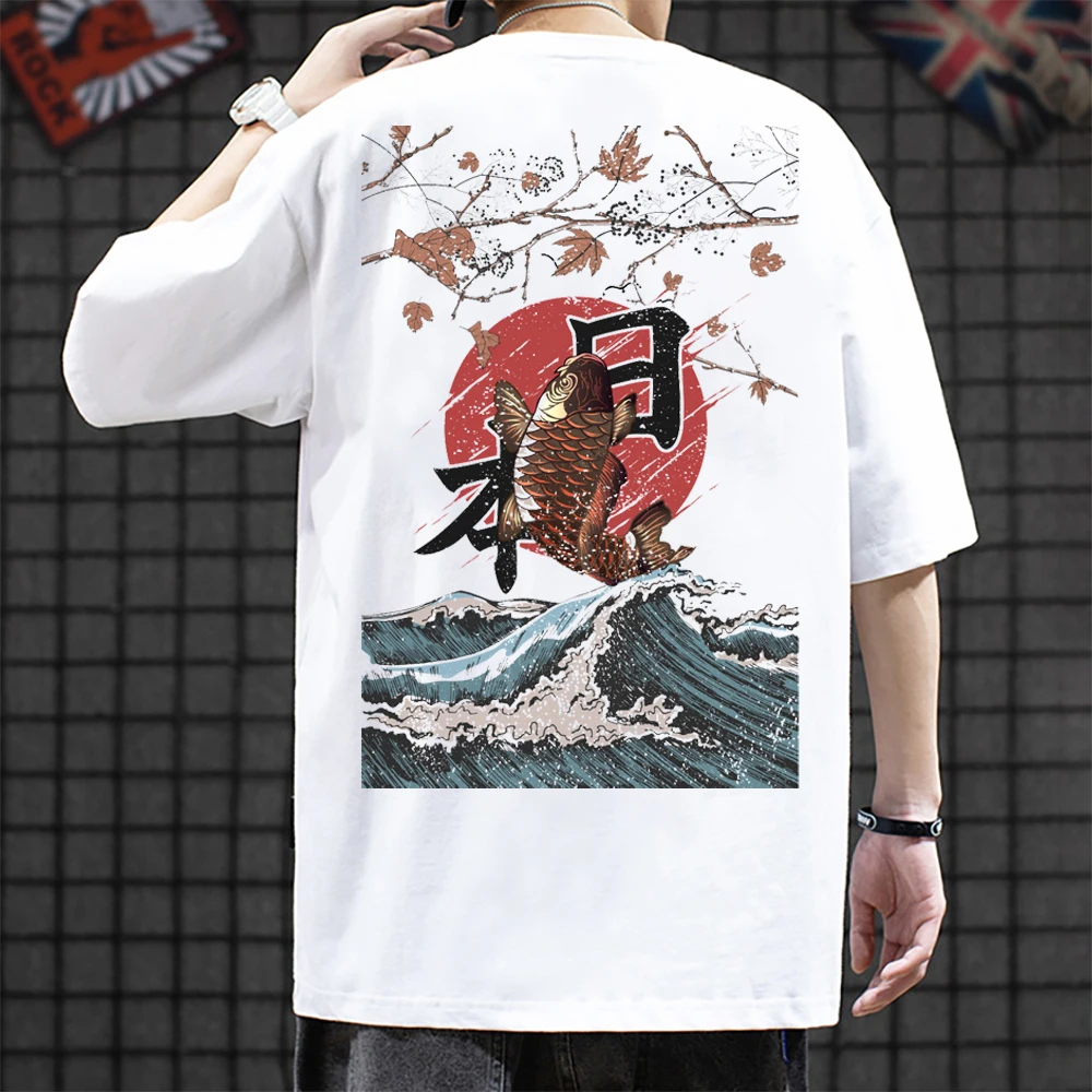 

Large Pattern Printing Japanese Anime Clothes 2021 New Women's Top Oversized T-shirt Short Sleeve Funny Manga Man's White Shirt