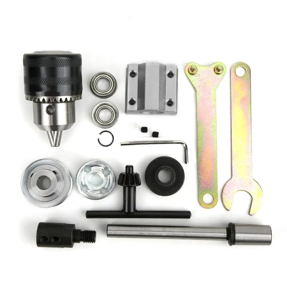 Настольная дрель без привода шпиндель в сборе DIY деревообрабатывающий Фрезер B16