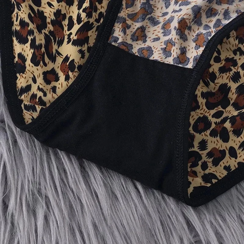 

Panties Womens Panties Sexy Panties Women Sexy Leopard Panties Woman Underwear Light Luxury Mesh Yarn Without Trace Panties