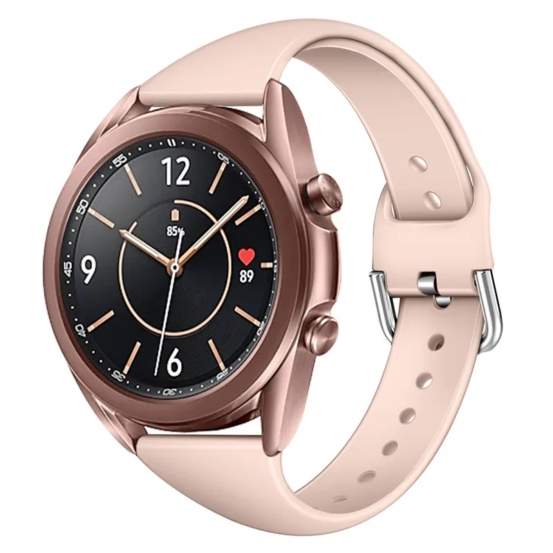 

Sport Silicone 22mm Watchband Strap for Samsung Galaxy Watch 3 41mm 45mm Smart Wristbands For Huami Amazfit GTS Bracelet Strap