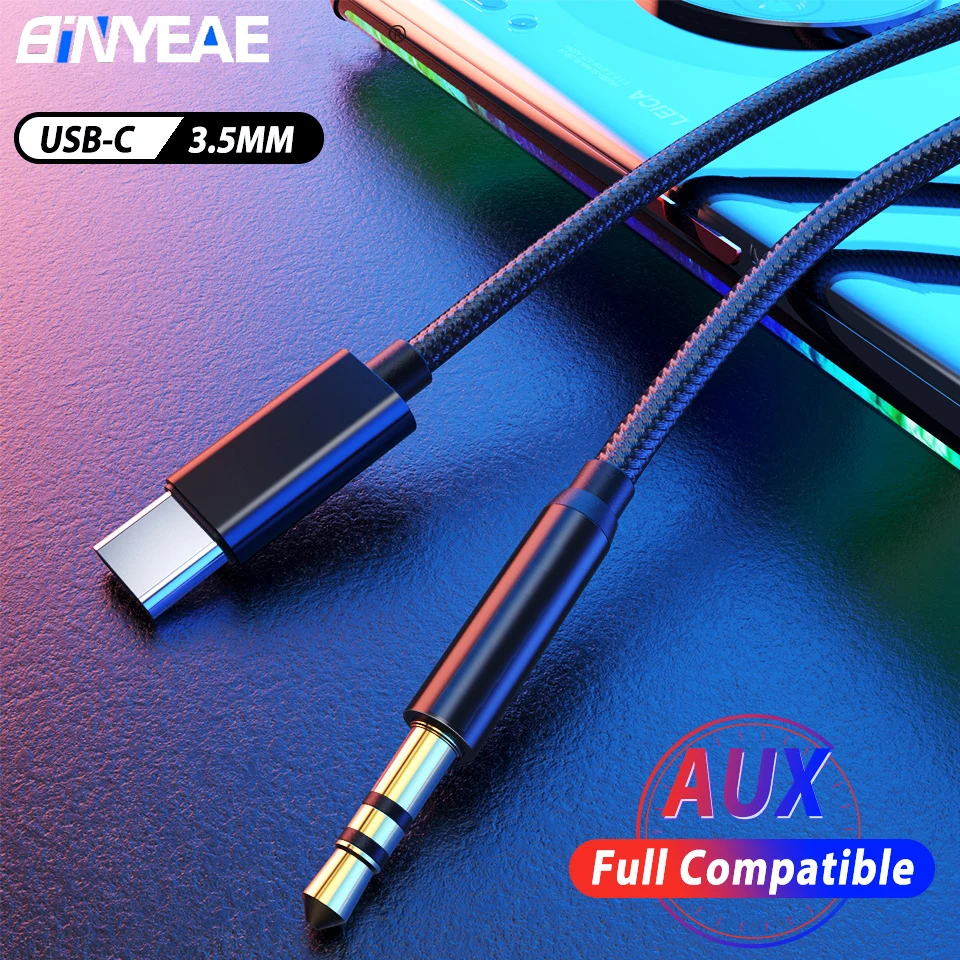 Usb type C до 3 5 мм Aux звуковая кабельная гарнитура динамик разъем для наушников
