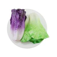 1pcs high imitation artificial fake lettuce modelartificial plastic fake simulated lettuce vegetable