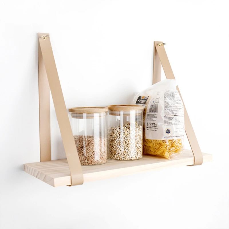 Стена Дерево плавающее каркас хранения держатель Поддержка подвесная полка с