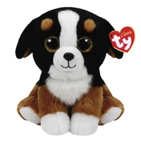 45cm ty beanie roscoe glitter eyes brown eyebrow dog cute animal collectible doll birthday gift soft stuffed plush toy kids