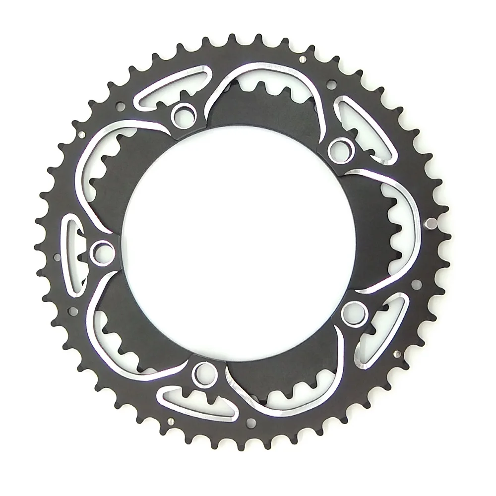 

TRUYOU Road Bike Chain Wheel 48/38T 130 BCD Folding Bicycle Chainring Double Disc Chainwheel CNC Aluminum Alloy 3/32"