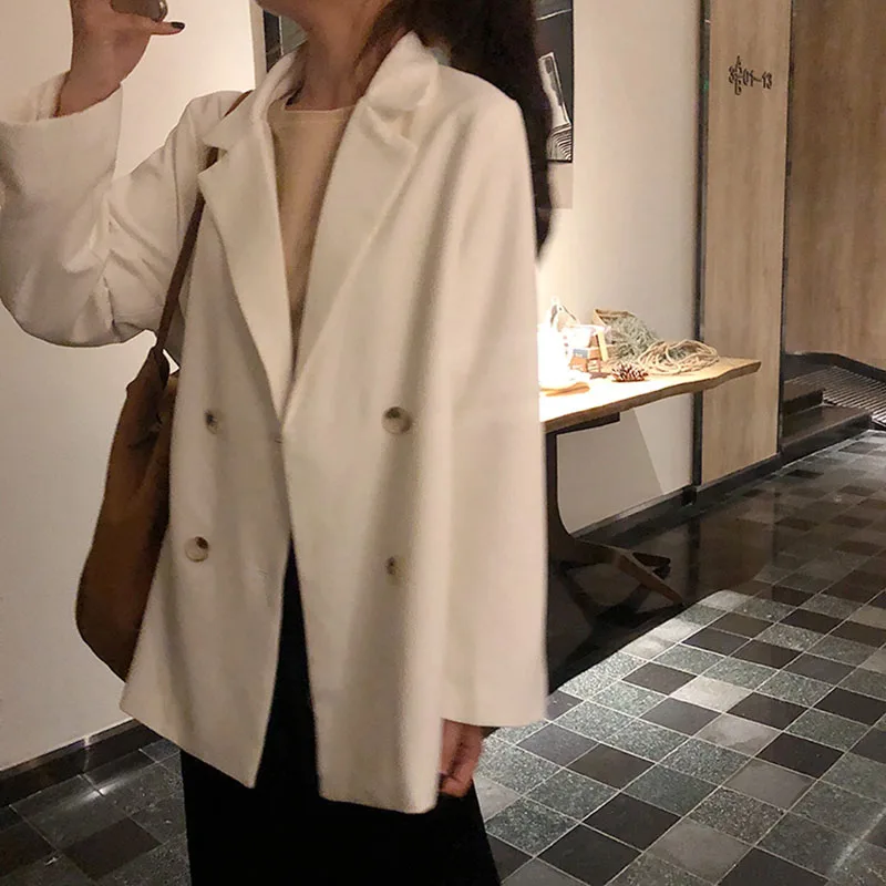 Корейский стиль 2021 женские пиджаки и куртки размера плюс повседневные Chaqueta Mujer