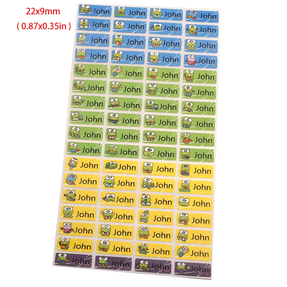 100 шт. водонепроницаемые наклейки с мультяшным рисунком лягушки | Дом и сад