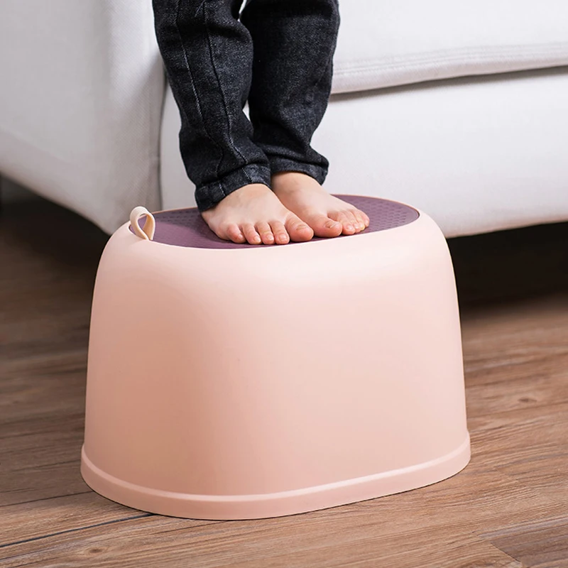 Табурет для ванной нескользящий пластиковый табурет взрослых и детей подставка